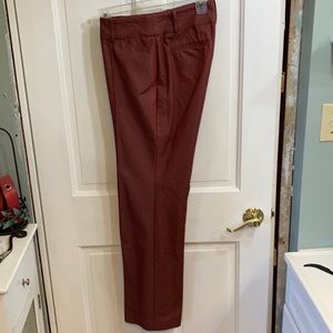 Muted Burgundy stretch dress slacks nwot